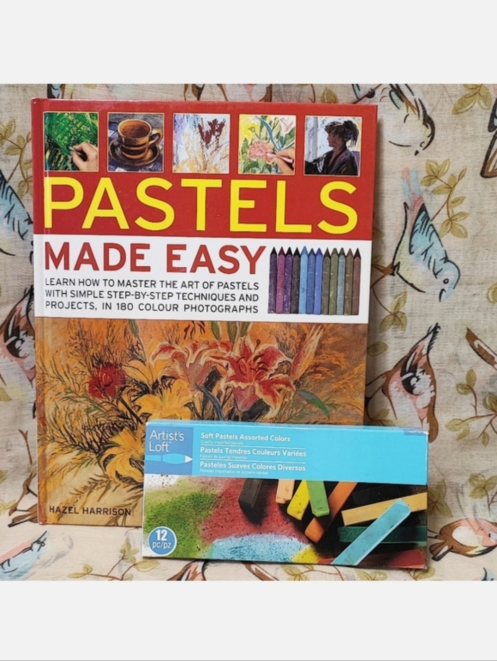 Artist’s Loft Soft Pastels Made Easy Assorted Opened Set 12 Hazel Harrison Book
